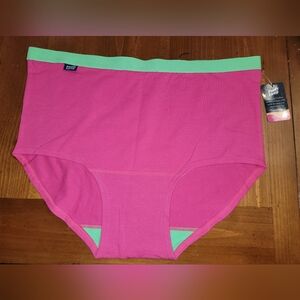 NEW NWT Pink and Green Women's Briefs Size 3XL